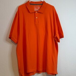 Saddlebred Perfect Polo 🧡💛 XXL Orange 🍊 Classic Cotton Blend Comfort Preloved